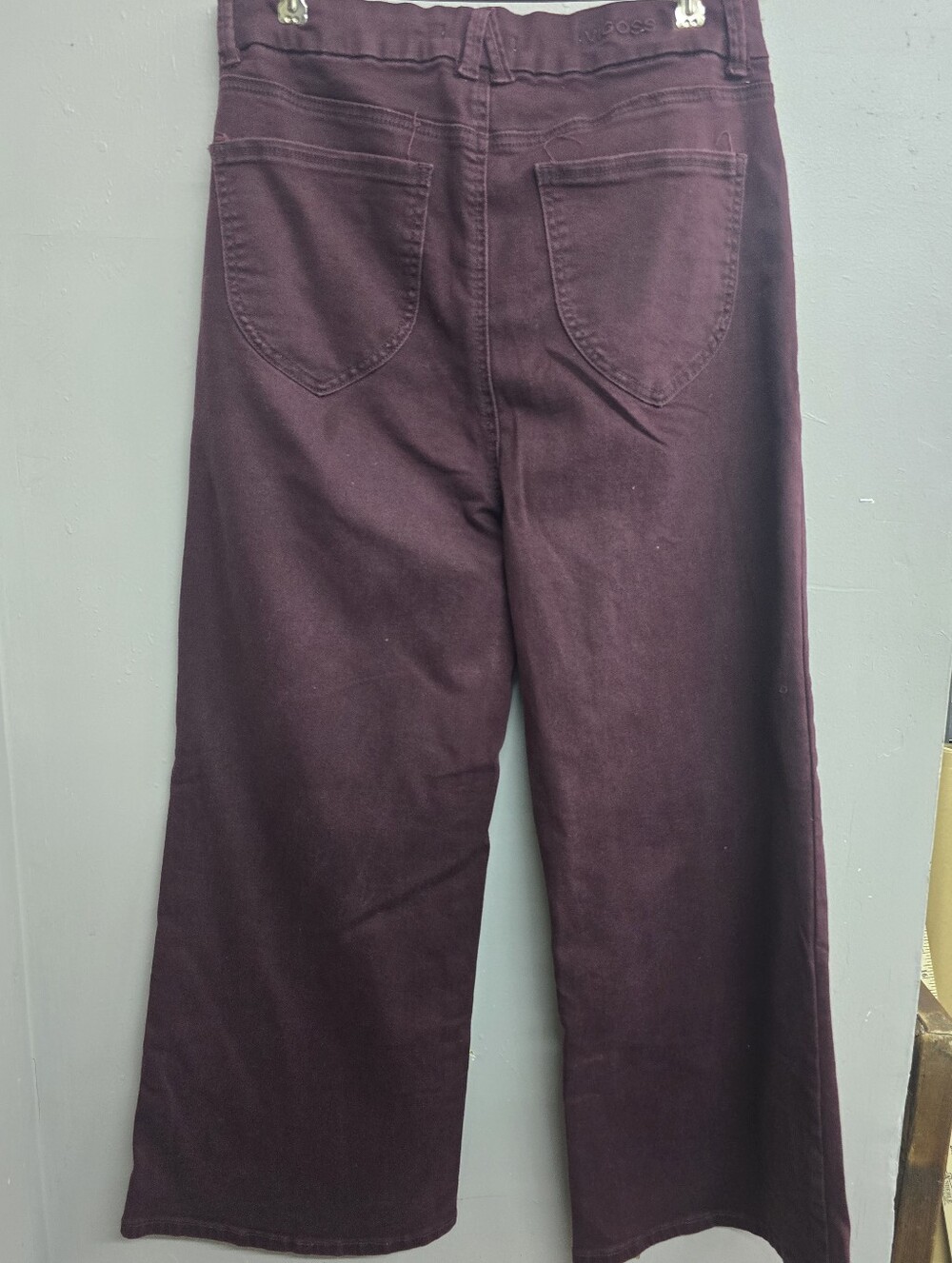 VIGOSS Maroon Wide Leg Pants - Picture 3 of 6